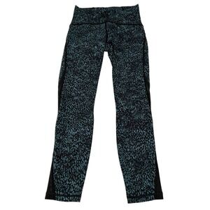 Lululemon Women's Size 6 Train Times‎ 7/8 Pant *25" illuminate Multi Black ECU